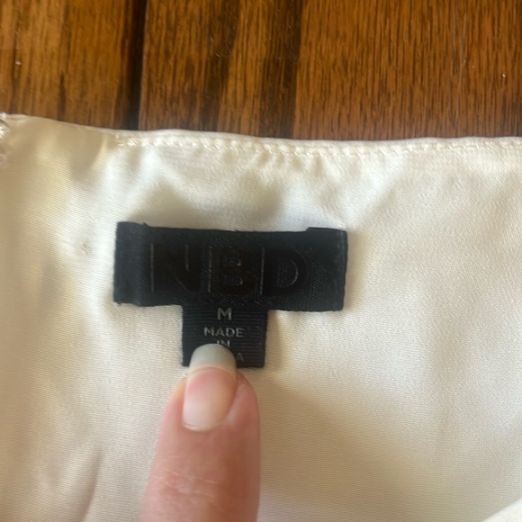 NBD Maika Mini Dress in Ivory - Picture 9 of 13